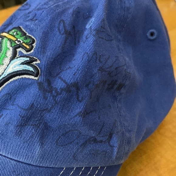 Vermont Lake Monsters Minor League Baseball Retro Signed hat cap OS - Picture 2 of 9